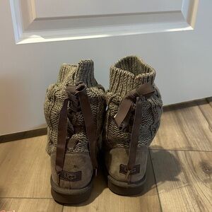 UGG Women's Knit Boots - Tan